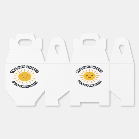 Little Sunshine Favoriet Box Bedankdoosjes (Ongevouwen)