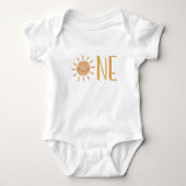 Little Sunshine First Birthday Romper (Voorkant)