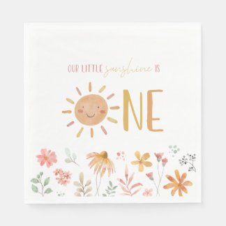 Little Sunshine First Birthday Servet