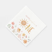 Little Sunshine First Birthday Servet (Hoek)