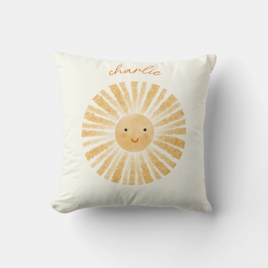 Little Sunshine gepersonaliseerd Kussen (Voorkant)