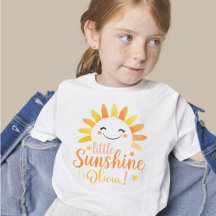 Little Sunshine Gepersonaliseerde Kinderen Shirt
