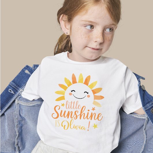 Little Sunshine Gepersonaliseerde Kinderen Shirt