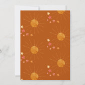 Little Sunshine Girl Whimsical Baby shower Kaart (Achterkant)