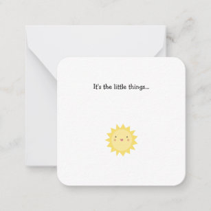 Little Sunshine Mini Bedankt voor je briefkaart