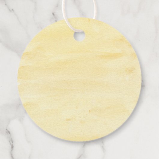 Little Sunshine Modern Boho Birthday Bedankjes Labels (Achterkant)