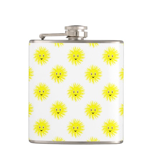 Little Sunshine Pattern Heupfles (Voorkant)