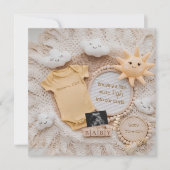 Little  Sunshine pregnancy announcement card Aankondiging (Voorkant)