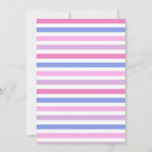 Little Sunshine Rainbow Baby shower Invitation Kaart (Achterkant)