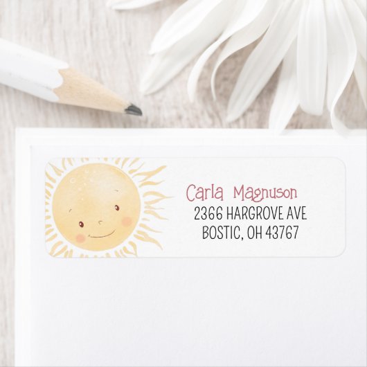 Little Sunshine Theme Etiket (Insitu)