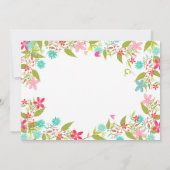 Little Sunshine Verjaardagsfeestje Uitnodiging Blo (Achterkant)