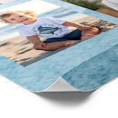 Little Sunshine Verjaardagsfoto Milestone Poster (Hoek)