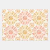 Little Sunshine Waterverf Pattern Inpakpapier Vel (Voorkant)