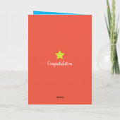 Little Superstar-Afstuderen card Bedankkaart (Achterkant)