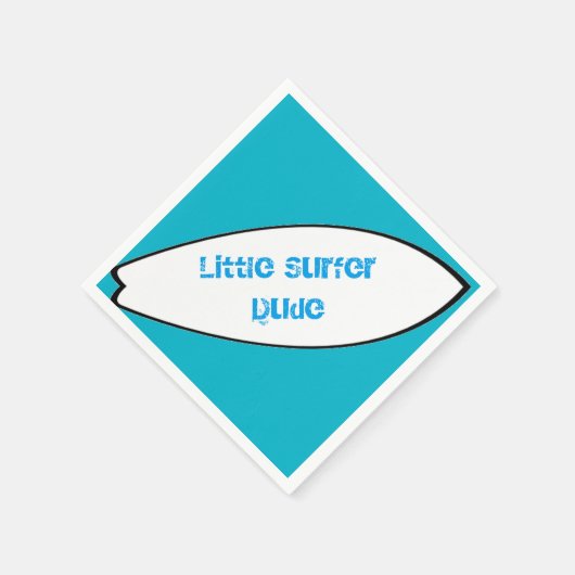 Little Surfer Dude Napkins Servetten (Hoek)