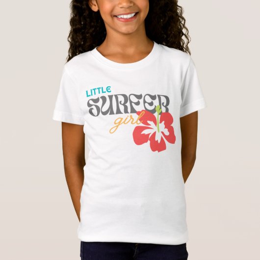 Little Surfer Girl - Kinder Shirt (Voorkant)