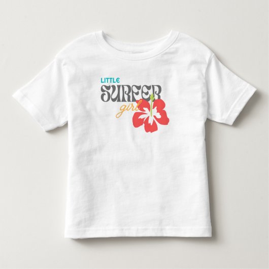 Little Surfer Girl - Toddler Shirt (Voorkant)