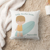 Little Surfer guy Cute Baby Surfboard  Kussen (Deken)