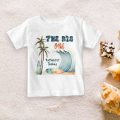 Little Surfer Wave Verjaardags T-Shirt