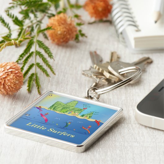 Little Surfers Sleutelhanger (Zijkant)