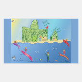 Little Surfers Stickers (Voorkant)