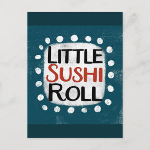 Little Sushi Roll Briefkaart
