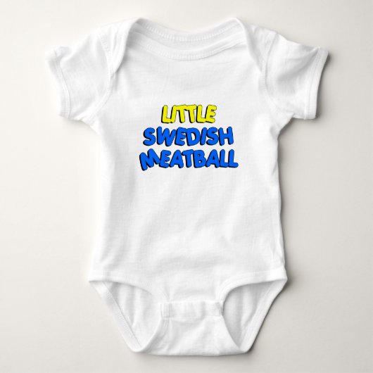 Little Swedish Meatball Romper (Voorkant)