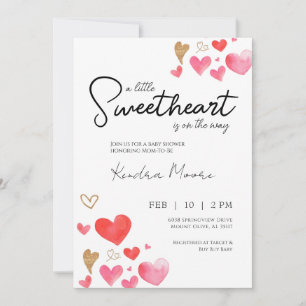 Little Sweeite Baby shower Invitation Kaart