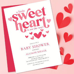 Little Sweeite Baby shower Invitation Kaart