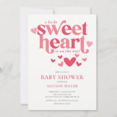Little Sweeite Baby shower Invitation Kaart (Voorkant)