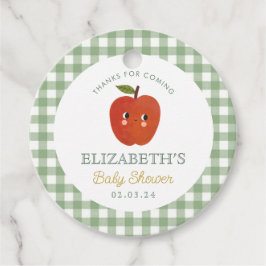 Little Sweet Apple Baby shower Bedankjes Labels