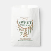Little Sweet Charm Baby shower Favorietentas Bedankzakje (Voorkant)