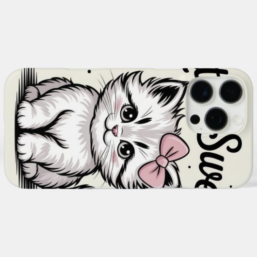 Little Sweet Kat Case-Mate iPhone Case (Achterkant (horizontaal))