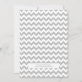 Little Sweet Lamb Boy Baby shower Invitation Kaart (Achterkant)