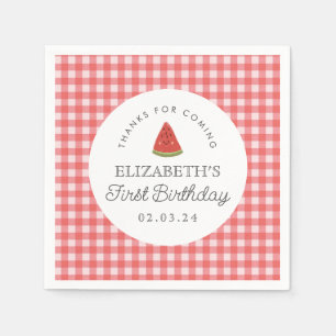 Little Sweet Melon Eerste Verjaardag Servet