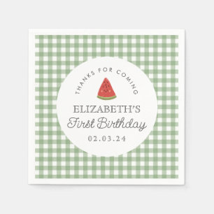 Little Sweet Melon Eerste Verjaardag Servet