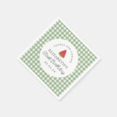 Little Sweet Melon Eerste Verjaardag Servet (Hoek)