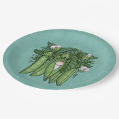 Little Sweet Pea Baby shower Papieren Bordje (Gekanteld)