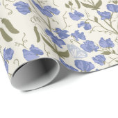 Little Sweet Pea Birthday Wrapping Paper Cadeaupapier (Rol Hoek)