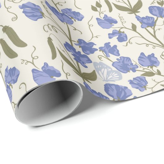 Little Sweet Pea Birthday Wrapping Paper Cadeaupapier