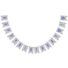 Little Sweet Pea Floral Happy Birthday Vlaggetjes