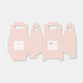 Little Sweet Peach Verjaardag Bedankt voor je koms Bedankdoosjes (Uitgevouwen)