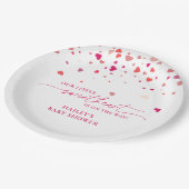 Little Sweetheart Baby shower, Baby shower Papieren Bordje (Gekanteld)