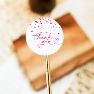 Little Sweetheart Baby shower, Baby shower Ronde Sticker