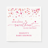 Little Sweetheart Baby shower, Baby shower Servet (Voorkant)