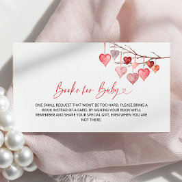 Little Sweetheart Baby shower Boeken voor Baby Informatiekaartje
