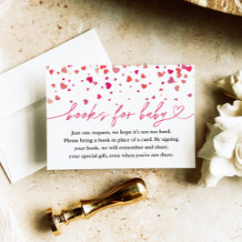 Little Sweetheart Baby shower, Boeken voor Baby Informatiekaartje