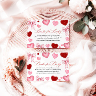 Little Sweetheart Baby Shower, Books for Baby Informatiekaartje