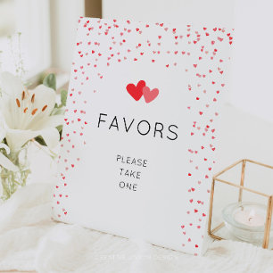 Little Sweetheart Baby shower Favors Sign Reclamebord Met Voetstuk