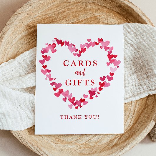 Little Sweetheart Baby shower Kaarten en cadeaubor Poster